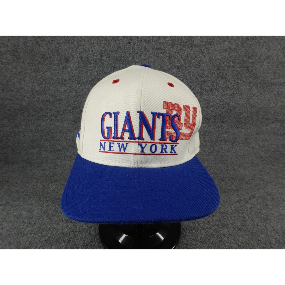 Reebok NFL Team Apparel New York Giants Snapback Hat‎ White Blue Red Adjustable
